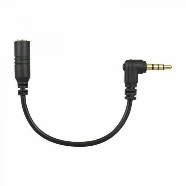 Sanoxy 3.5mm TRS Female to 3.5mm TRRS 6in. Male Adapter Cable 6 Inch 3 4 Pole Adapter PC SANOXY-CABLE31